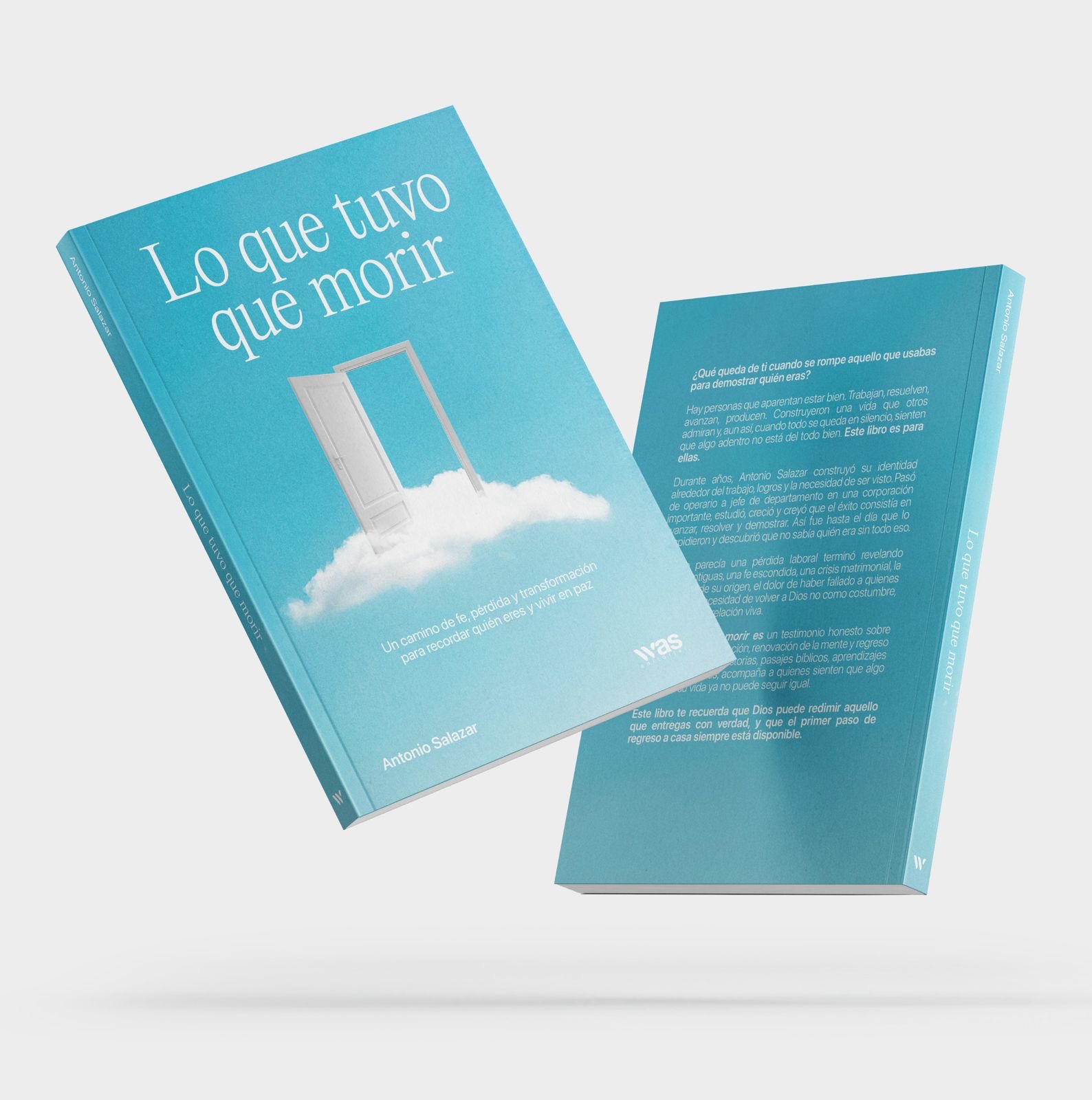 Portada y contraportada del libro Lo que tuvo que morir